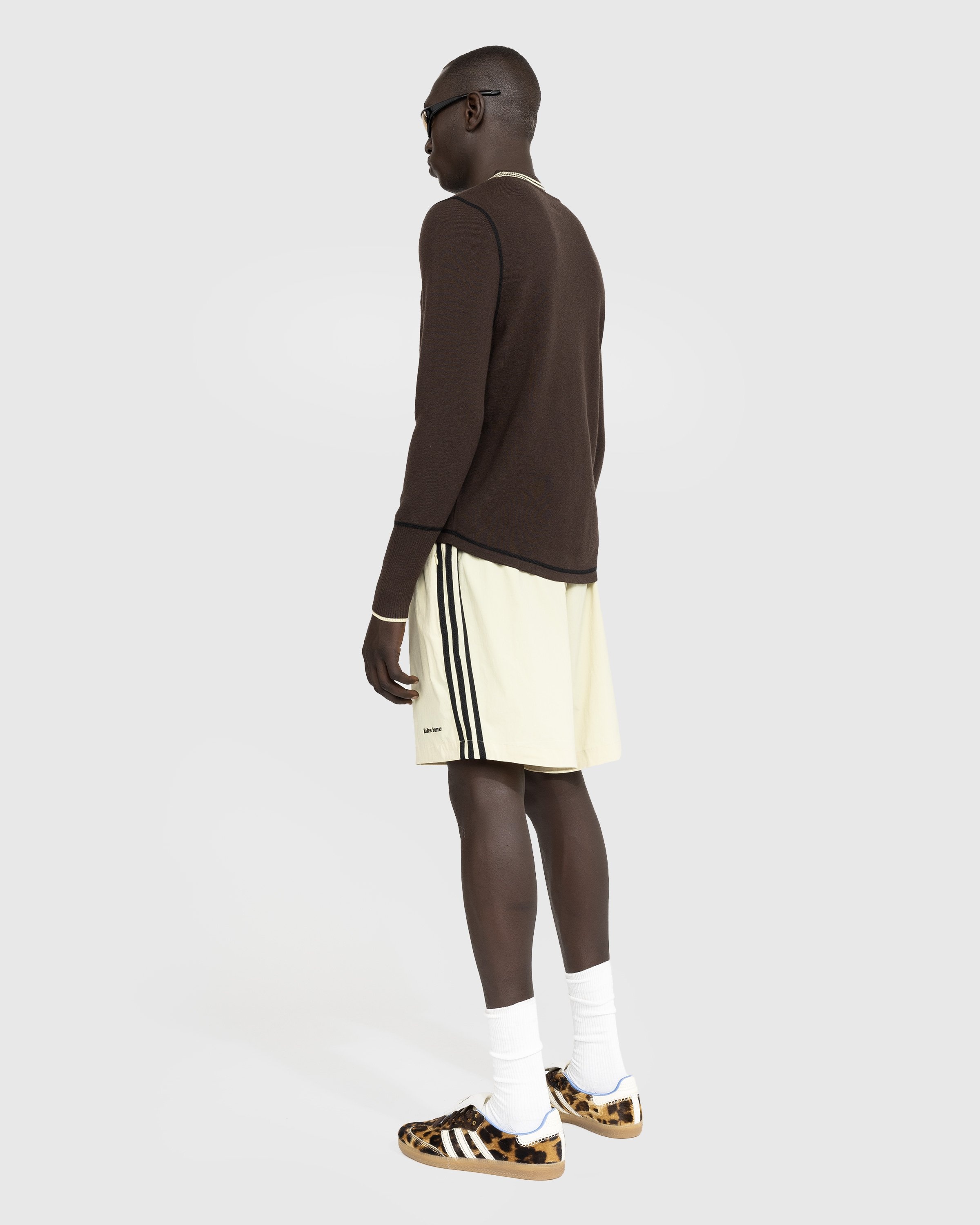 Adidas x Wales Bonner WB KNIT TOP DBROWN Highsnobiety Shop